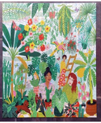 Piece and Love Plant Ladies 1000 Piece Square Adult Jigsaw Puzzle Set
