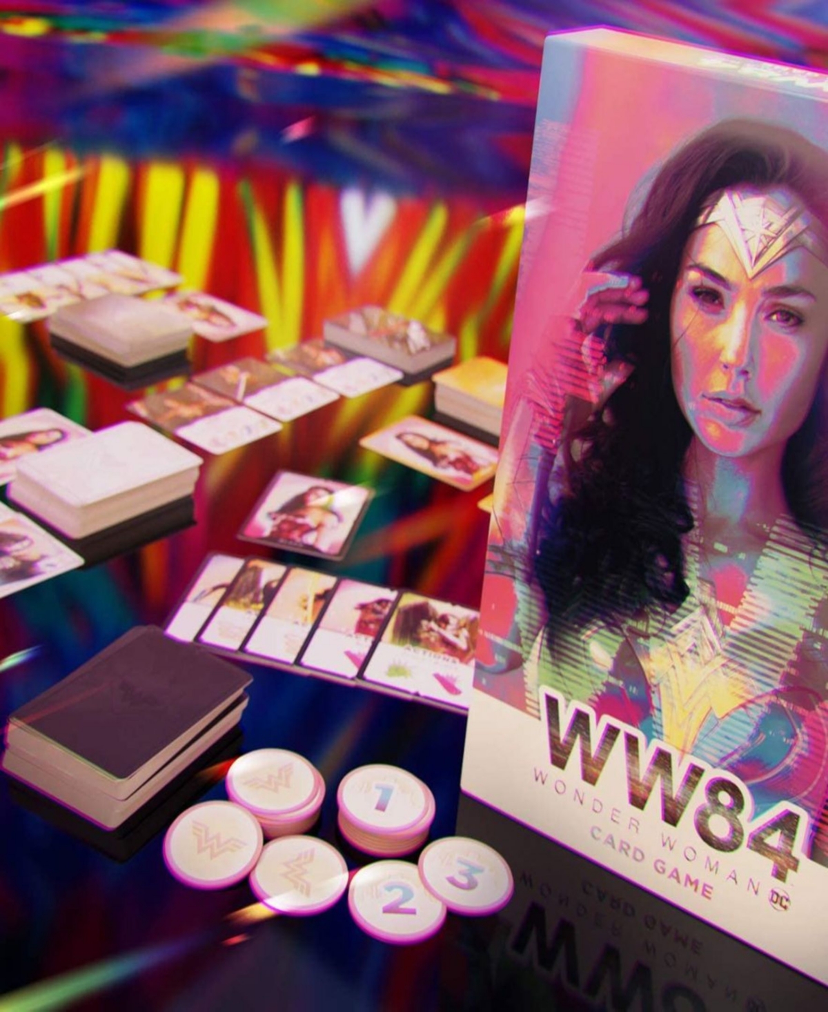 Cryptozoic Wonder Woman 1984 Card Game Be The Super Hero And Save The Most Civilians To Win In Multi