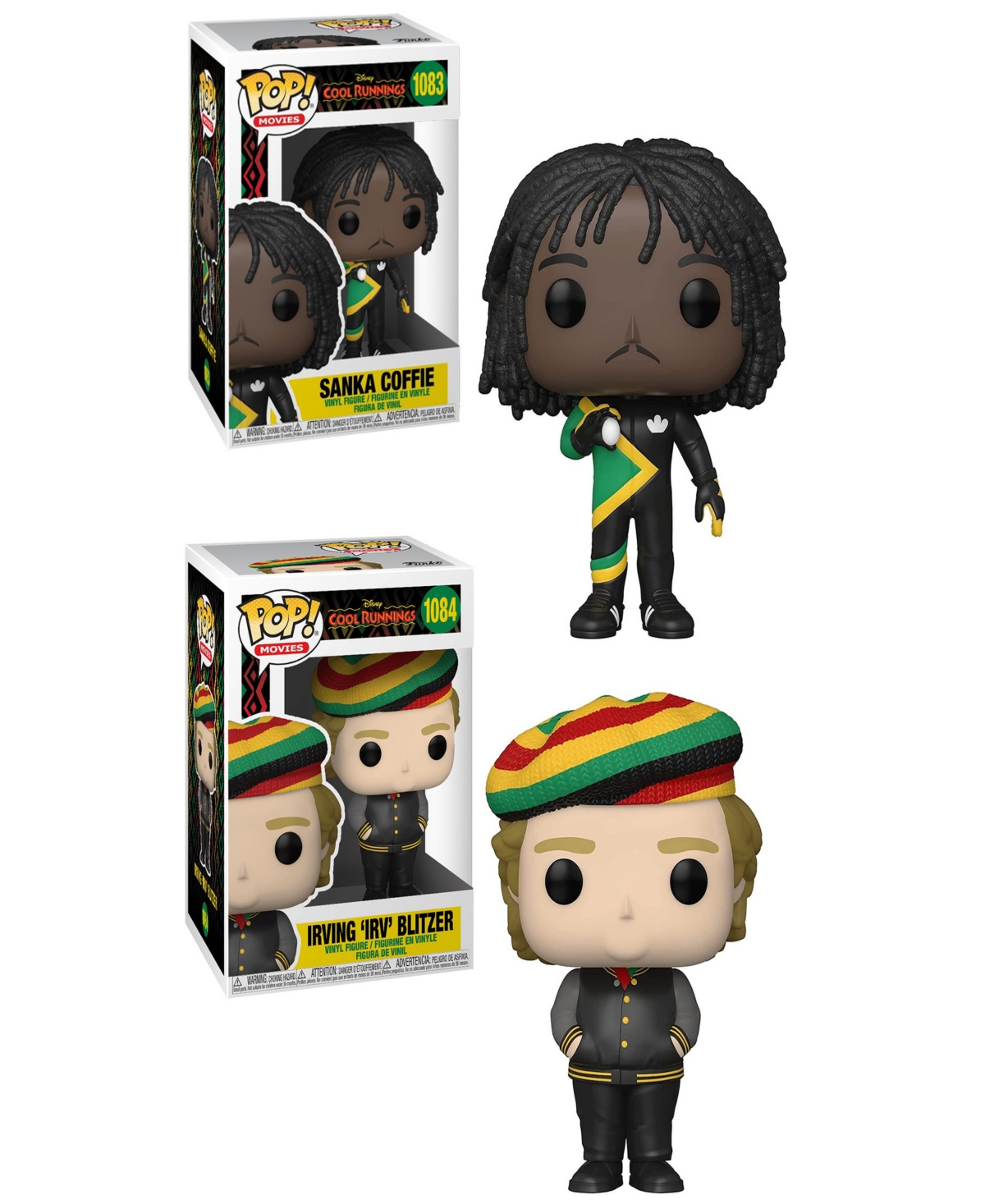 Shop Funko Movies Pop Cool Runnings Sanka Coffie And Irving Irv Blitzer 2 Piece Collectors Set In Multi