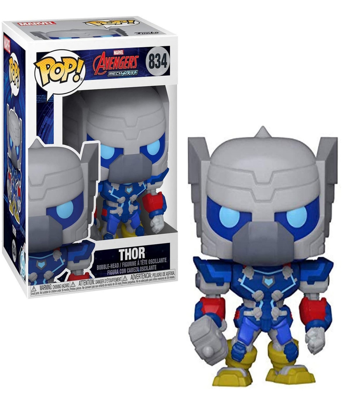 Funko Marvel Pop Marvel Mech Dr. Strange Hulk and Thor Collectors Set, 3 Piece