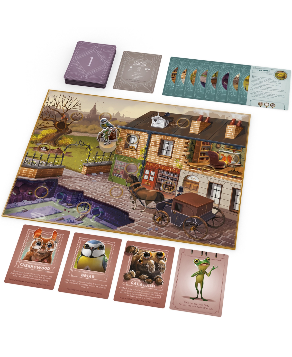 Shop Iello The Animals Of Baker Street Investigation Game Playable For The Whole Family In Multi