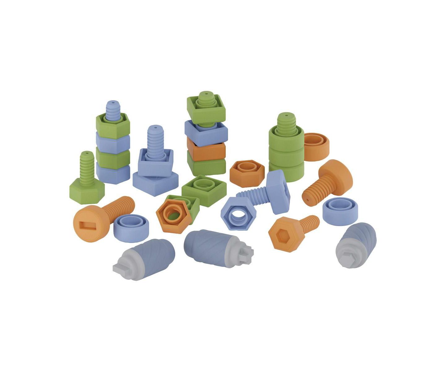 Детские игрушки Joyn Toys Build and Learn Kit Hand-Eye Coordination and Fine Motor Skills 5-Piece Set, Ages 3+ — фото 7