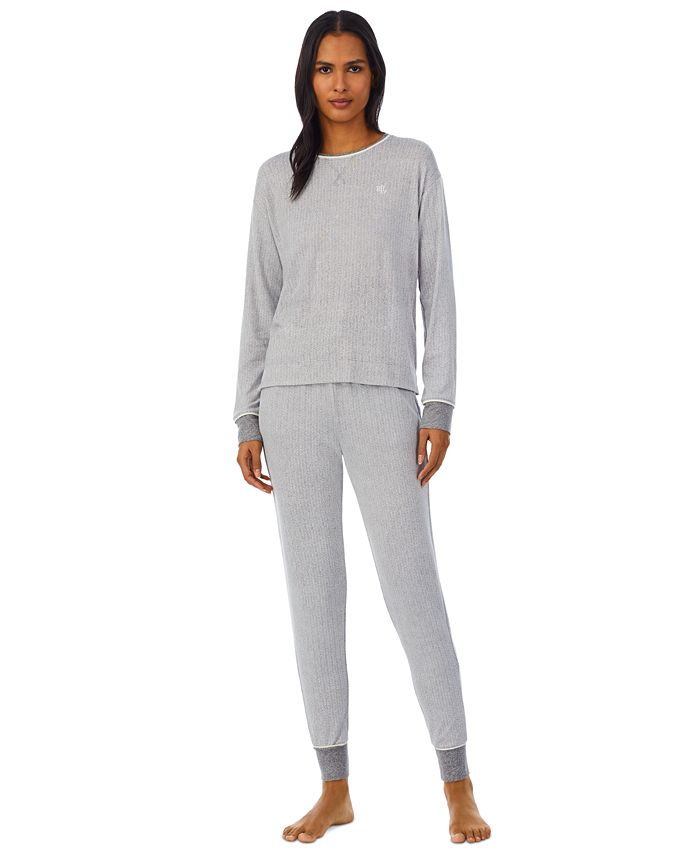 Lauren Ralph Lauren Women's LongSleeve Jogger Pajamas Set Macy's
