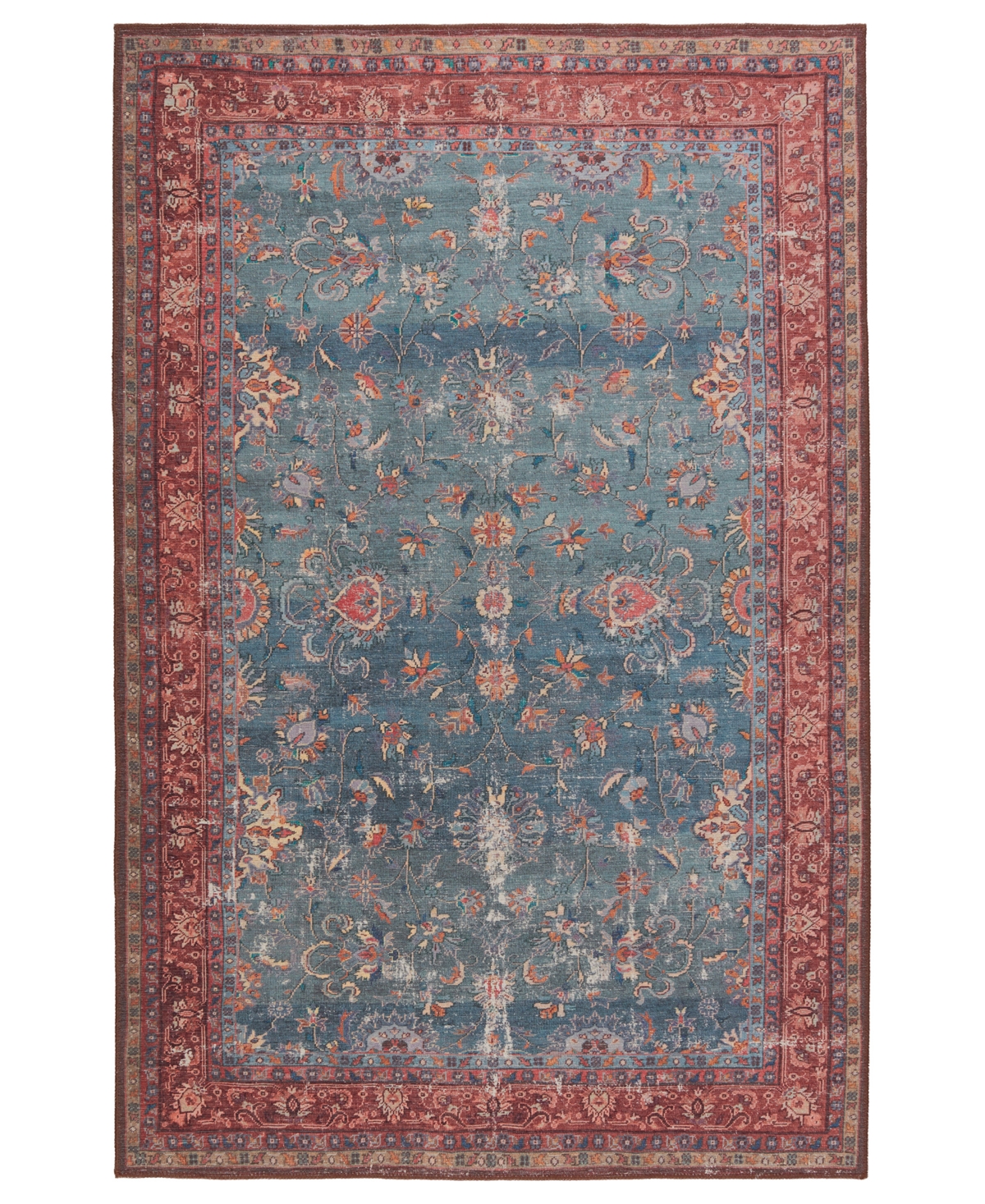 Kate Lester Harman HBL06 7'6in x 10' Area Rug - Blue