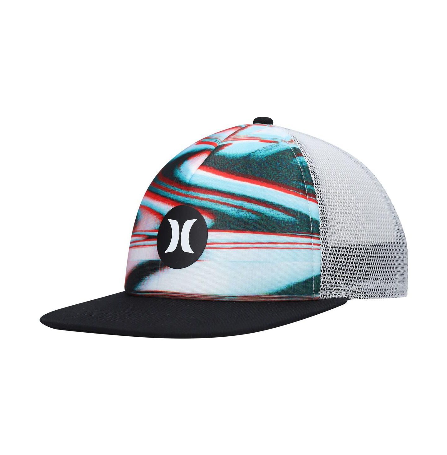 Мужская кепка Hurley Black Balboa Trucker Snapback Hat — фото 1