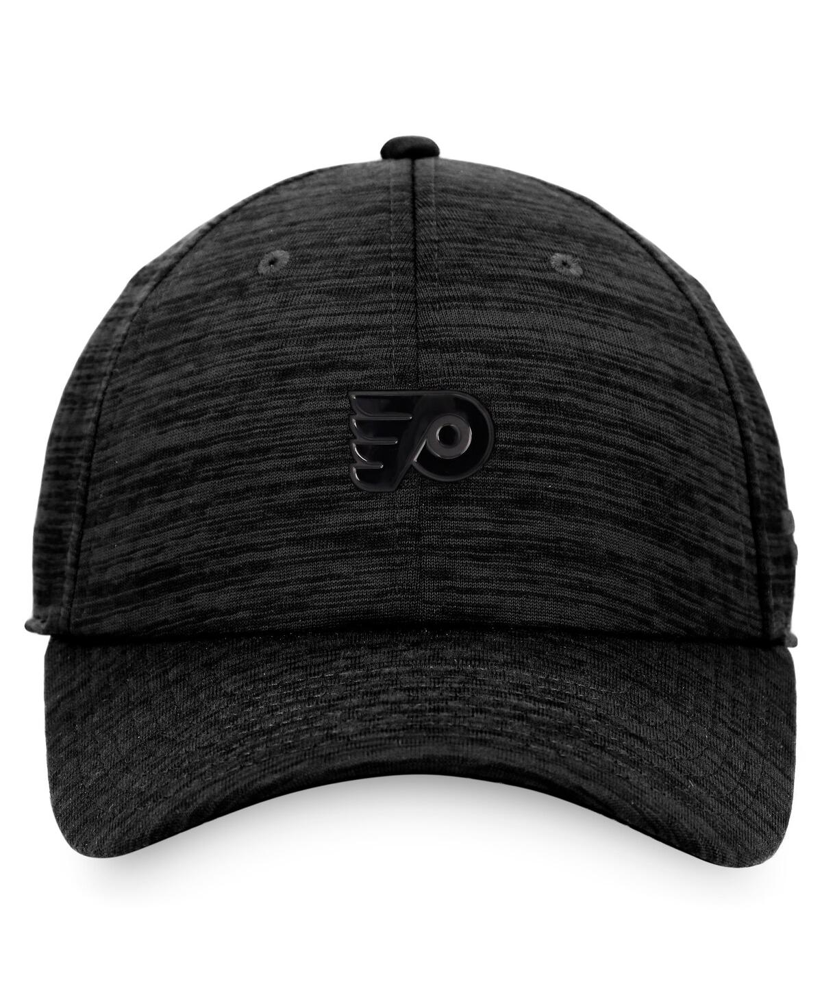 Shop Fanatics Men's  Black Philadelphia Flyers Authentic Pro Road Snapback Hat