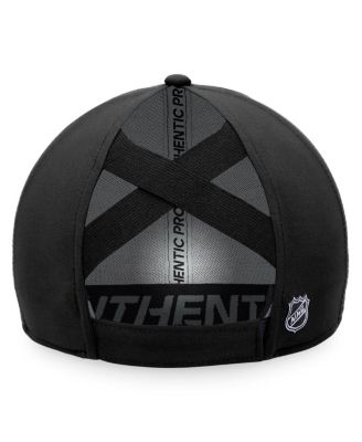 Women's Black Chicago Blackhawks Authentic Pro Road Structured Adjustable Hat