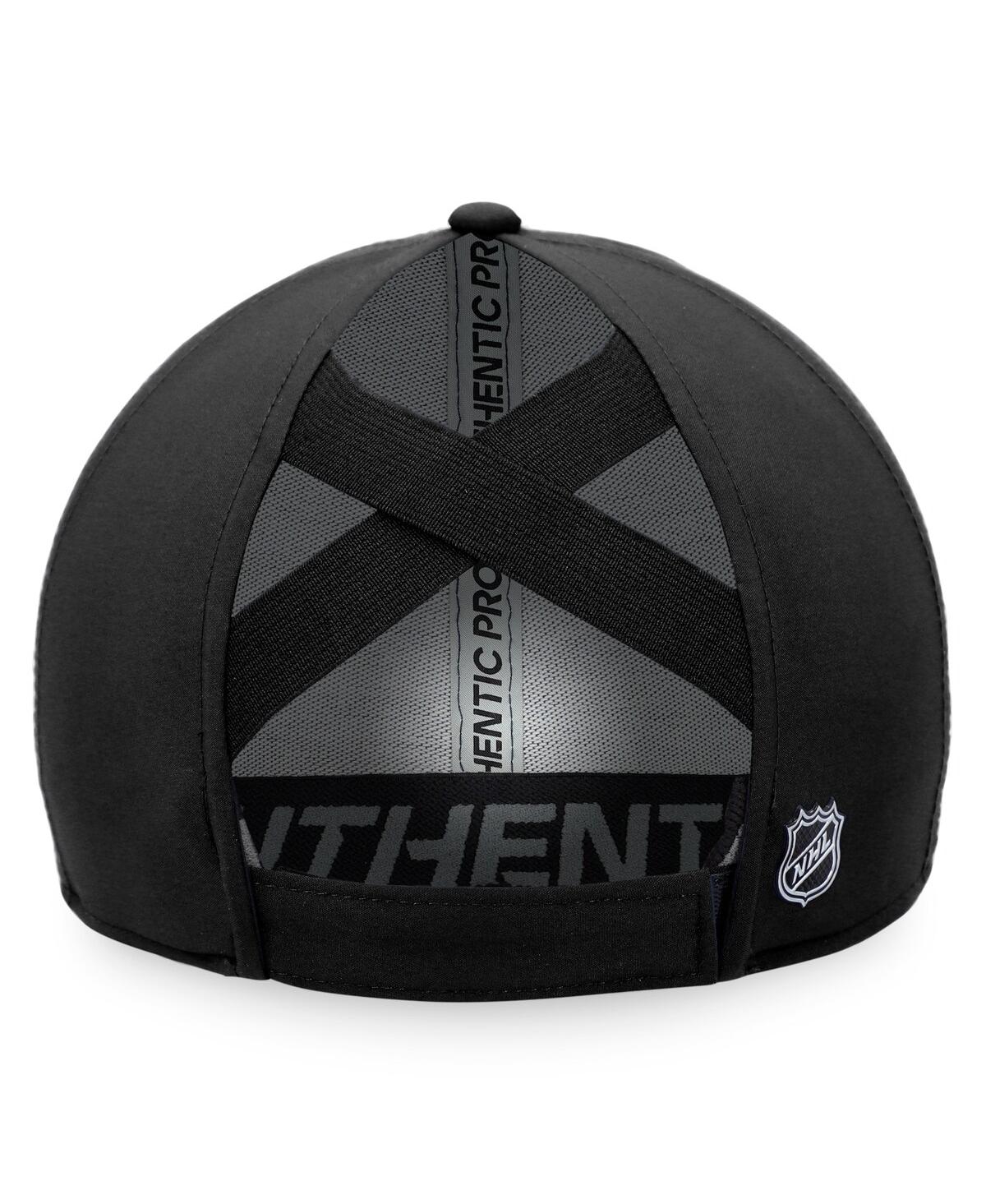 Fanatics Branded Navy Colorado Avalanche Authentic Pro Road Structured Adjustable Hat In Black