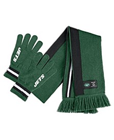 Women's New York Jets Scarf and Glove Set