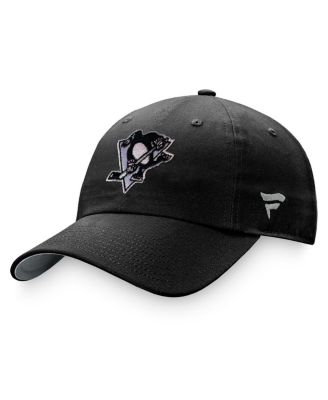 Women's Black Pittsburgh Penguins Iconic Glimmer Adjustable Hat