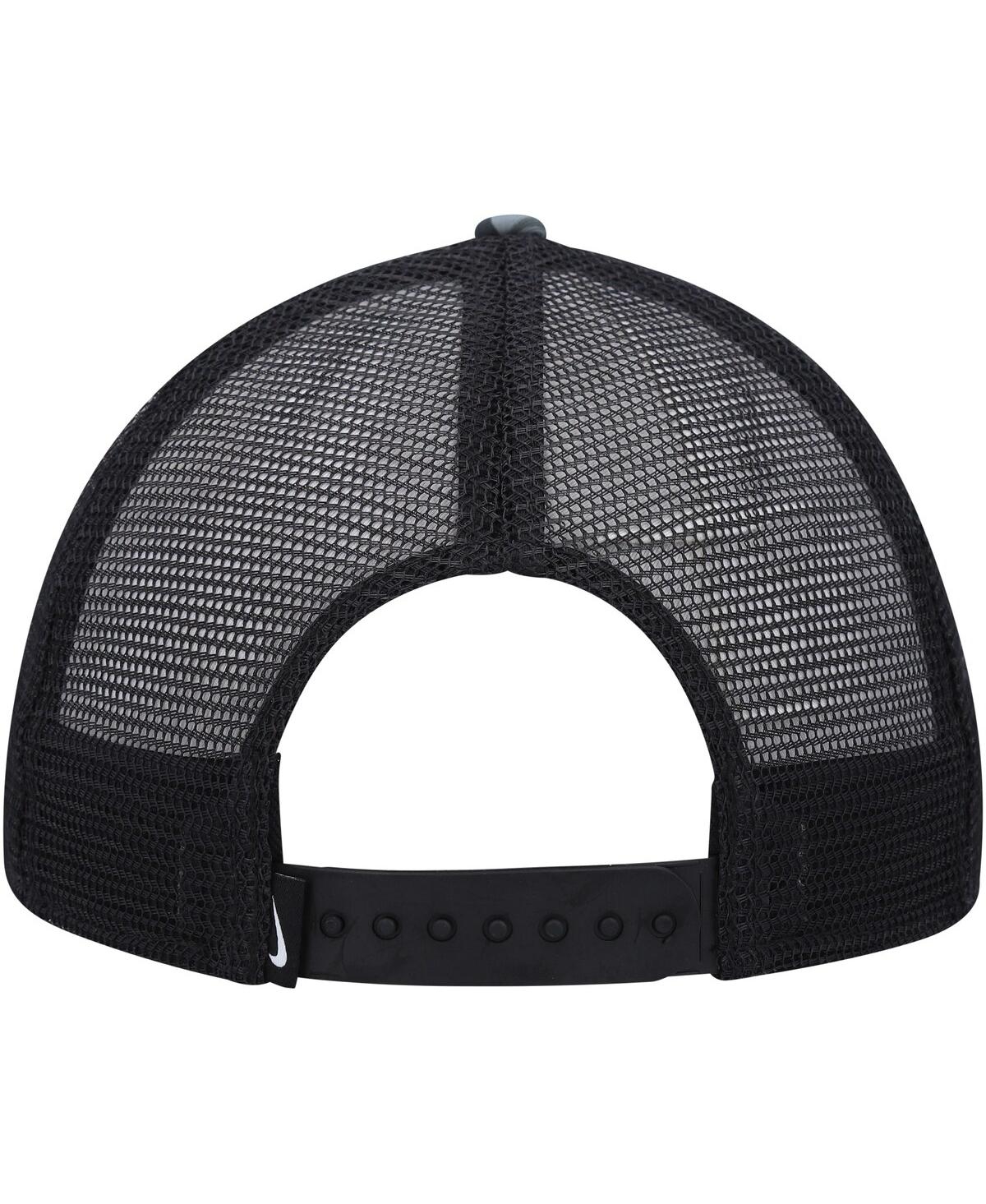 Nike Men's  Gray And Black Legacy91 Trucker Performance Snapback Hat In Gray,black