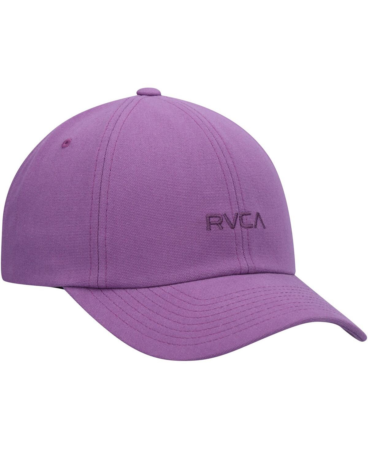Shop Rvca Men's  Purple Ptc Clipback Adjustable Hat