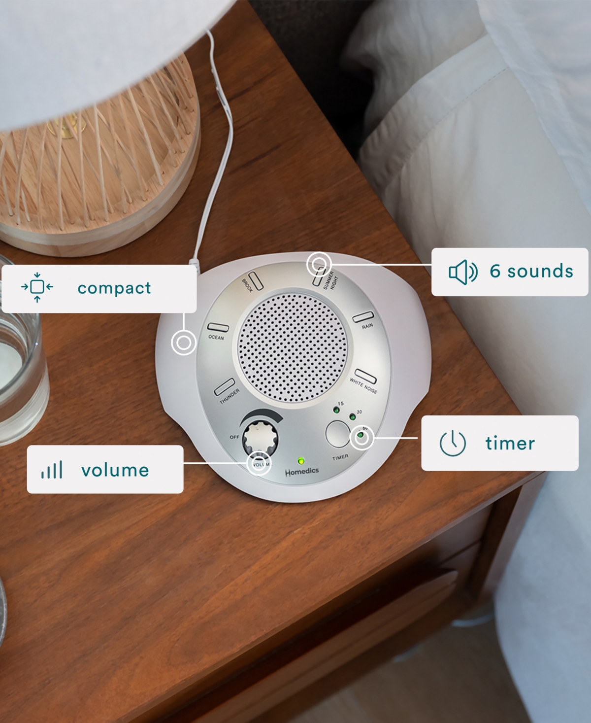 Homedics Ss-2000 Deep Sleep Sound Spa