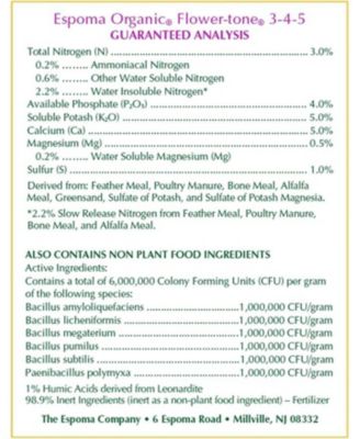 Organic Flower-Tone Bloom Booster - 4 Pounds