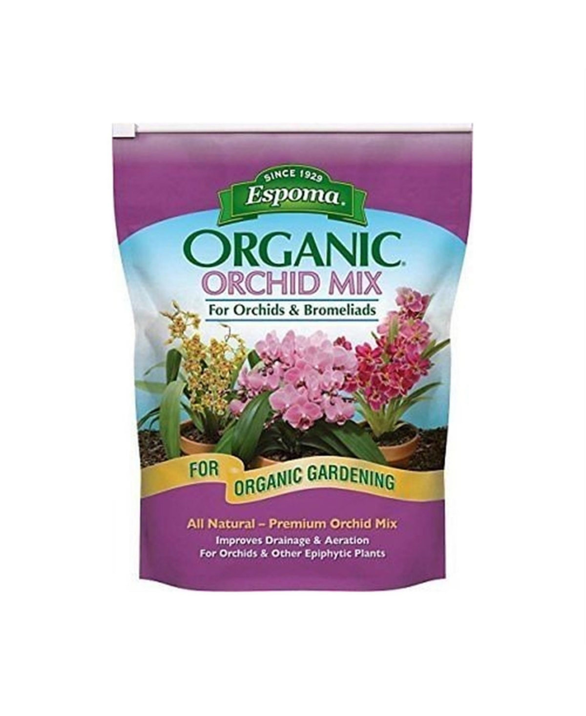 Orchid Potting Mix, Organic, 4 Qts. - Purple