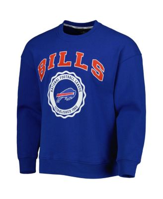 Men's Royal Buffalo Bills Ronald Crew Sweatshirt