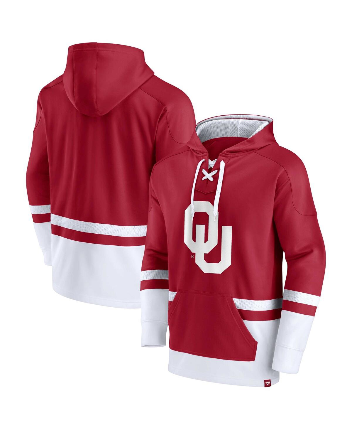 Fanatics Branded Crimson Oklahoma Sooners First Battle Pullover Hoodie In Crimson
