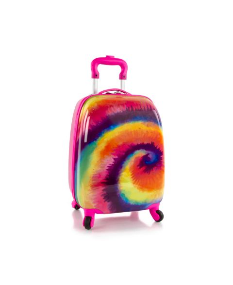 Детский чемодан Heys 18" Tie Dye Carry-On Spinner Luggage, цвет: Розовый / Разноцветный