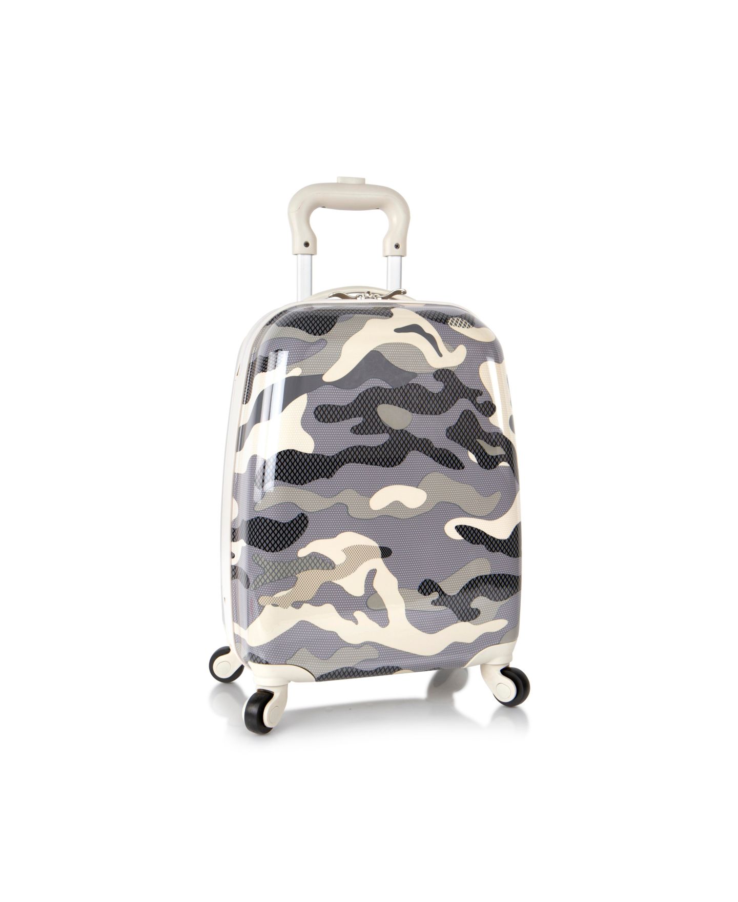 Детский чемодан Heys 18" Carry-On Spinner Luggage, цвет: Серый камуфляжный — фото 1
