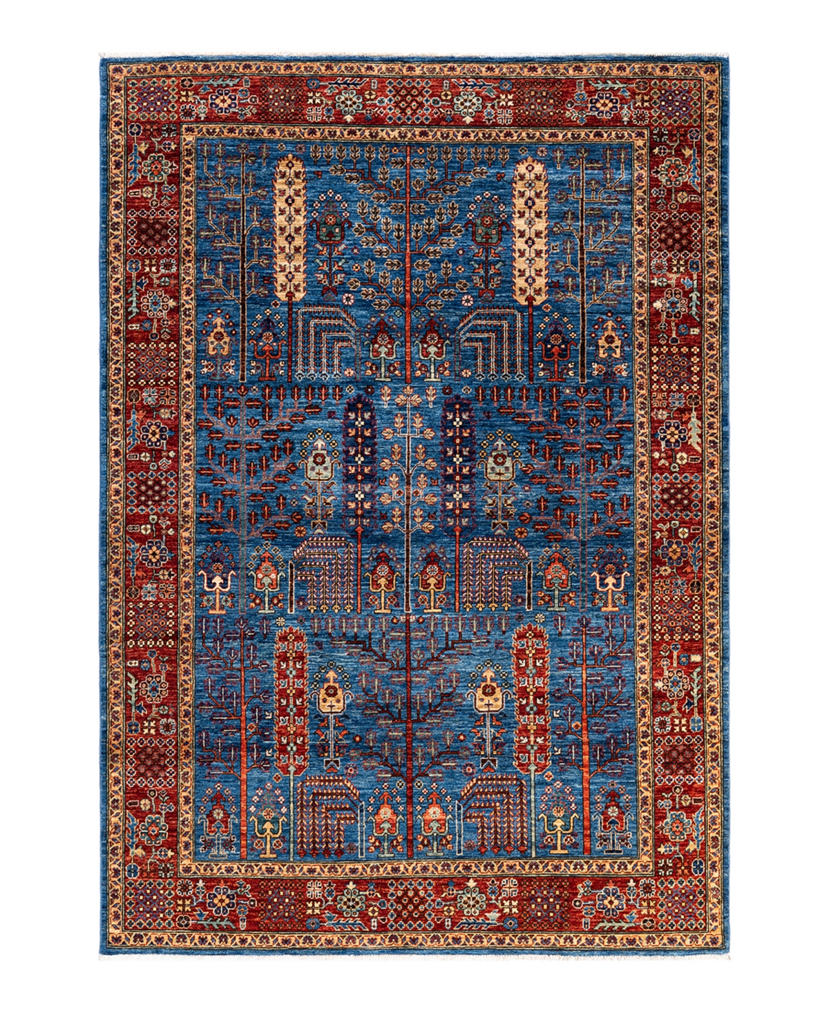 Adorn Hand Woven Rugs Serapi M1973 6' x 8'7in Area Rug - Mist