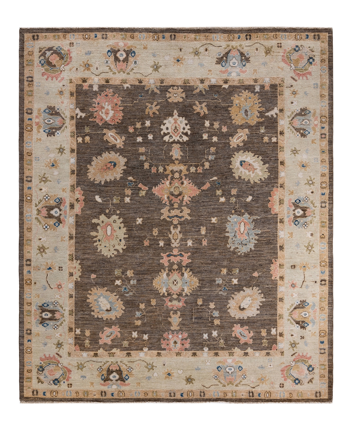 Adorn Hand Woven Rugs Oushak M1973 8'1in x 9'7in Area Rug - Beige