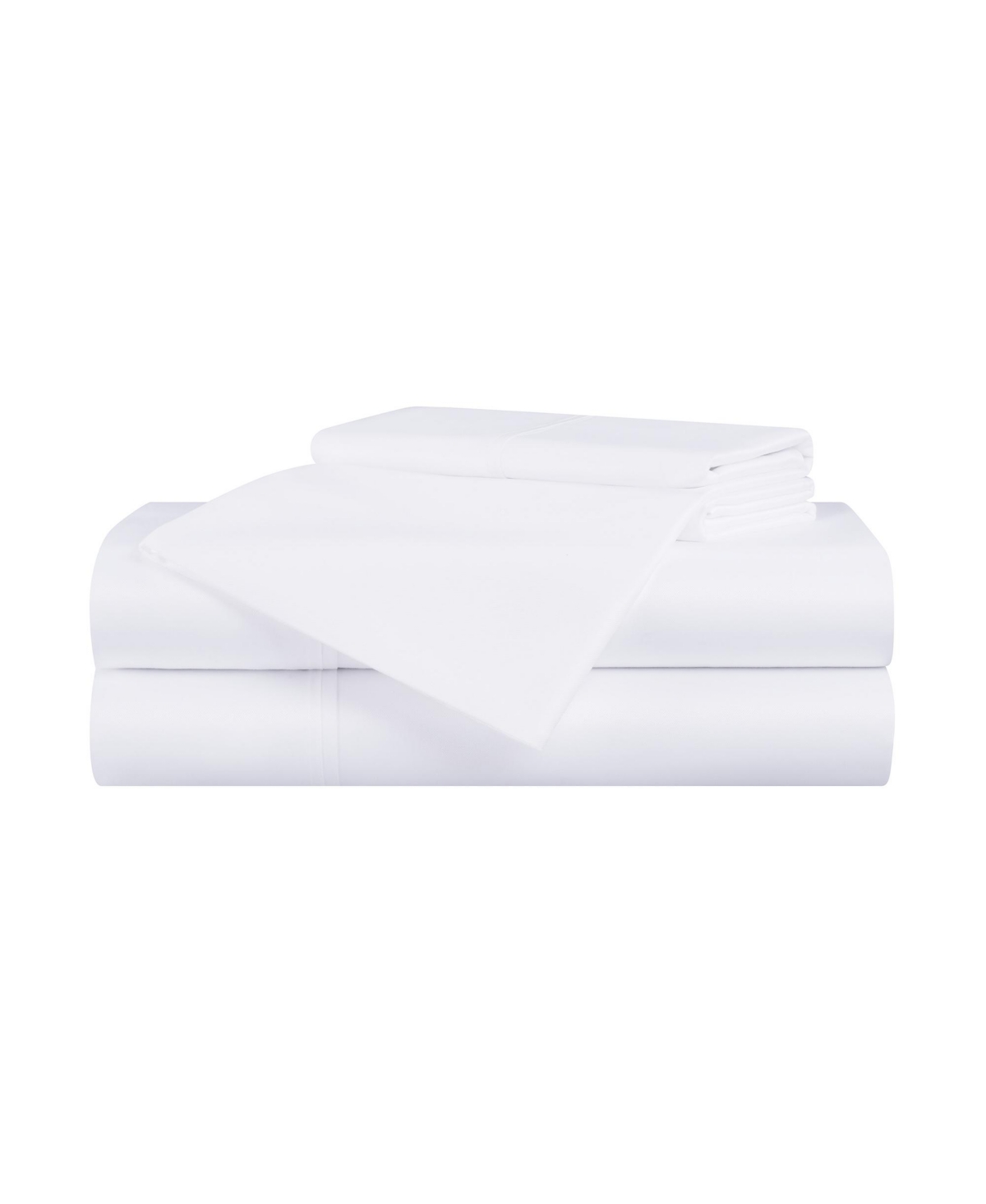 Aston And Arden Rayon From Bamboo Queen Sheet Set, Ultra Silky Luxury Sheets, 1 Flat Sheet, 1 Fitted Sheet, 2 Pillow In White