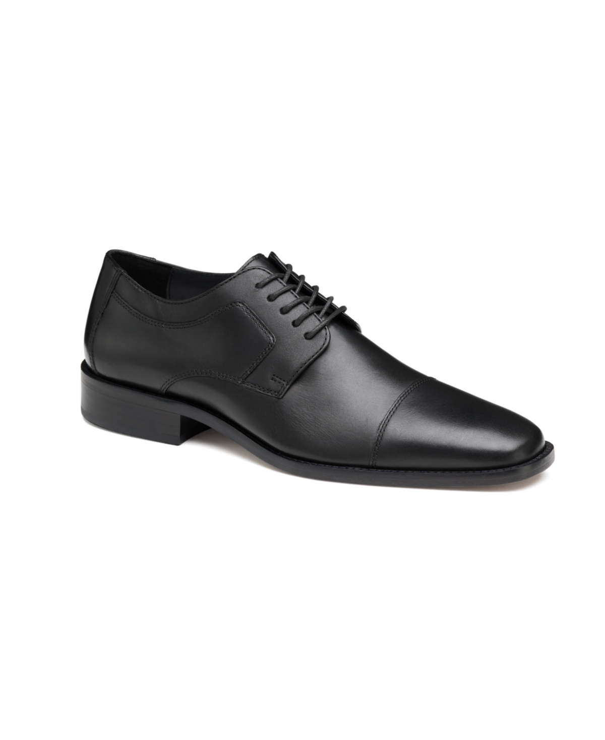 Shop Johnston & Murphy Men's Novick Cap Toe Lace Up Oxford Shoes In Black