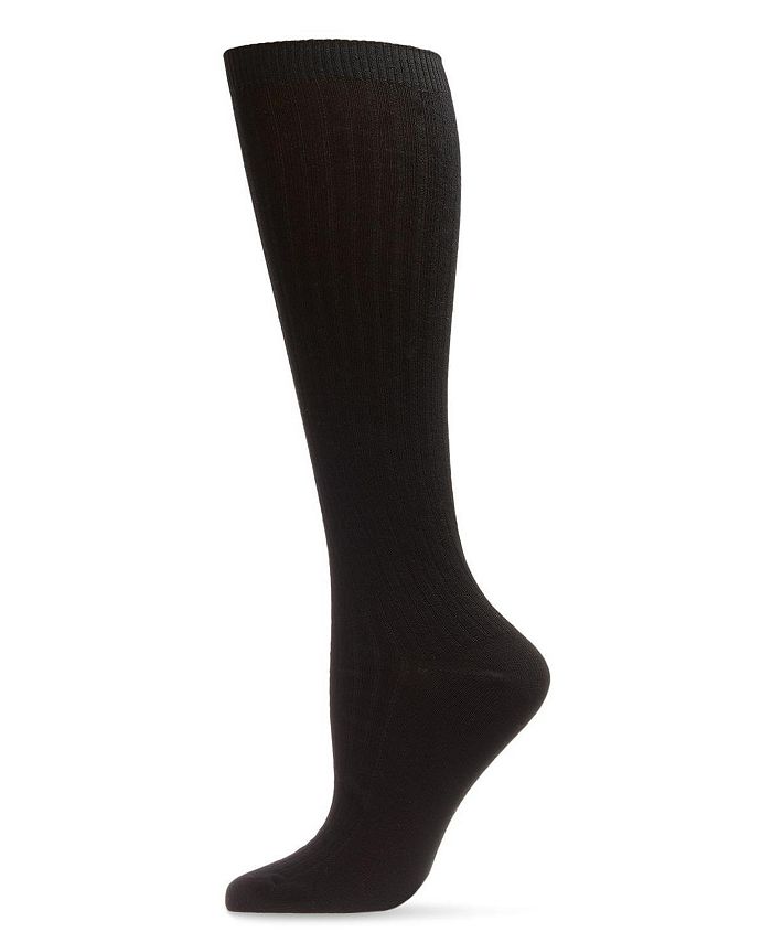 MeMoi Girl's Ribbed Cotton Blend Knee High Socks - Macy's
