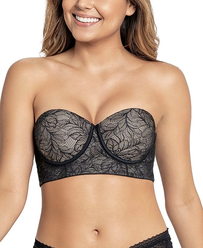 Leonisa Strapless Bras for Women - Full Coverage Push Up Bra with Lace and  Pads Black : : Clothing, Shoes & Accessories