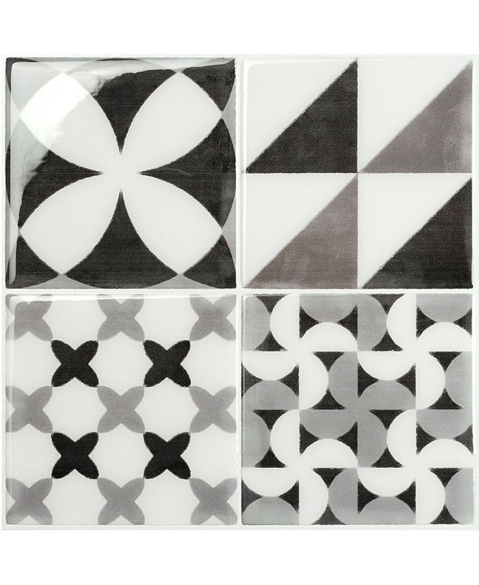 Smart Tiles Peel and Stick Backsplash - X-Large 5 Sheets of 22.56