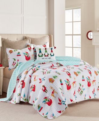 Gnome for the Holidays Quilt, Full/Queen