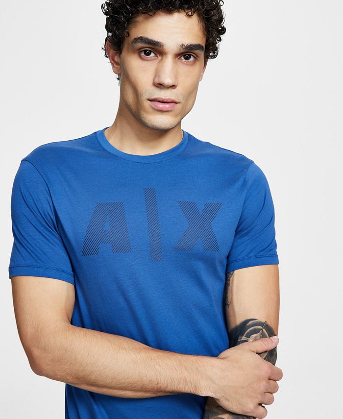 AX Armani Exchange Men's Linear Logo Graphic TShirt Macy's