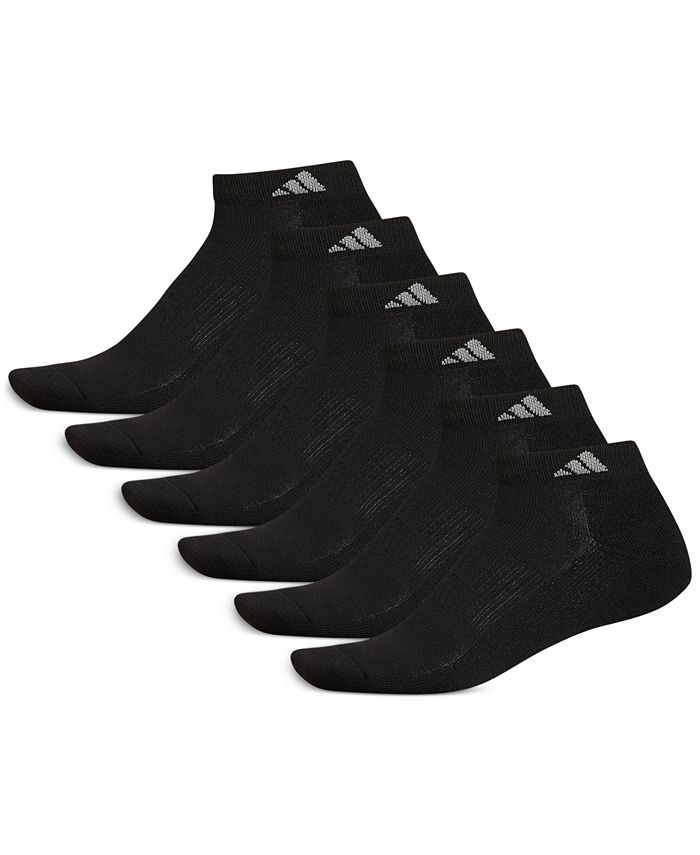 adidas Men's Cushioned Athletic 6Pack Low Cut Socks Macy's