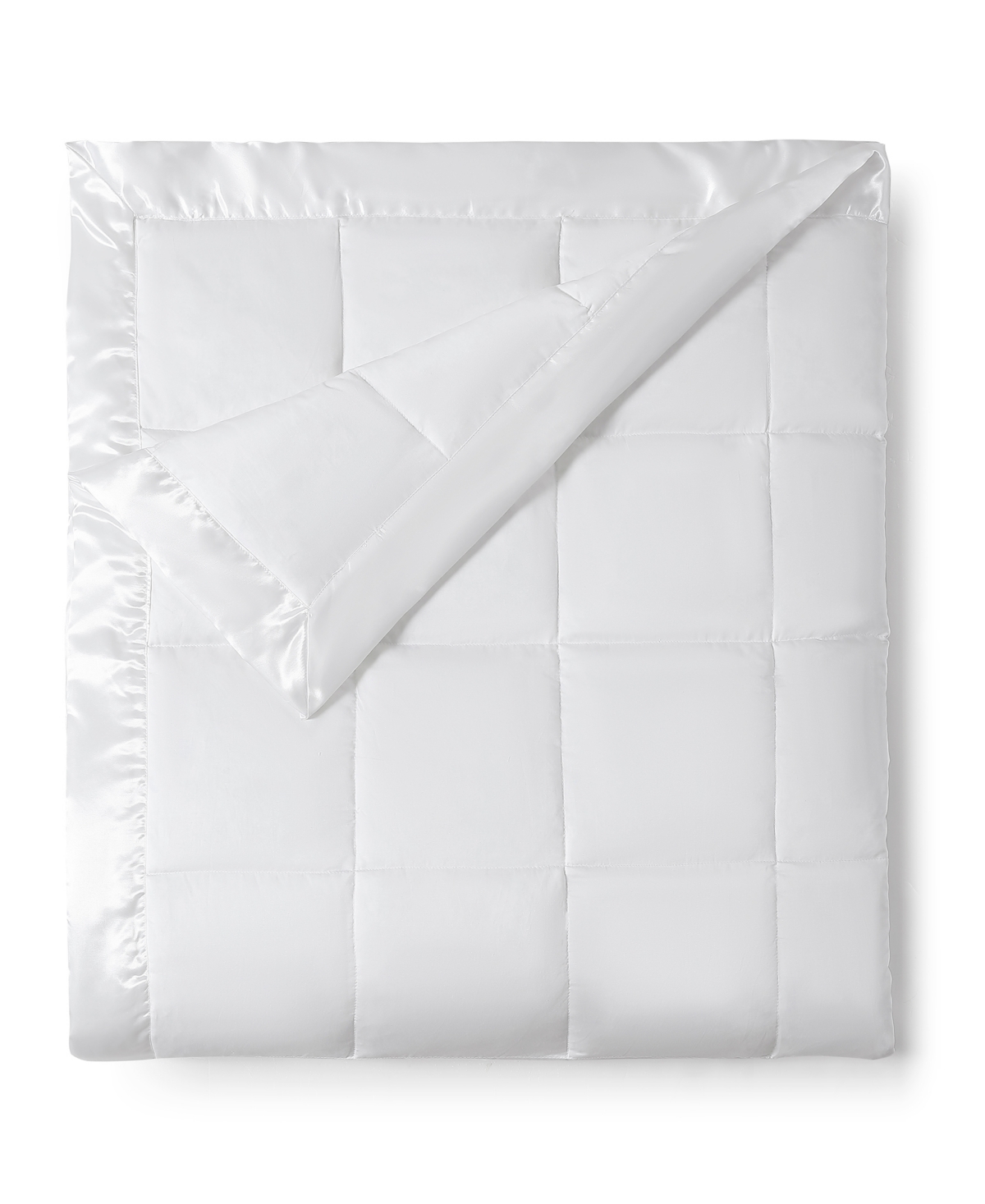 Royal Luxe Classic White Down Light Warmth Microfiber Blanket, Full/queen, Exclusively At Macy's In White