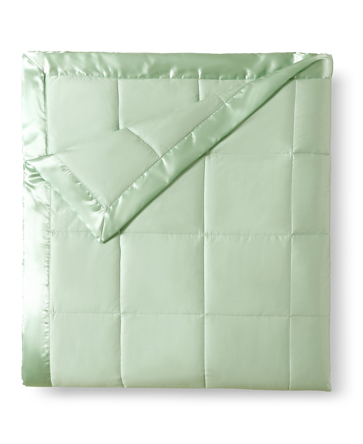 Royal Luxe Classic White Down Light Warmth Microfiber Blanket, Full/queen, Exclusively At Macy's In Green