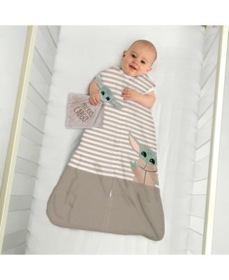 Star Wars Mandalorian Baby Yoda Wearable Blanket/Lovey Gift Set 2pc