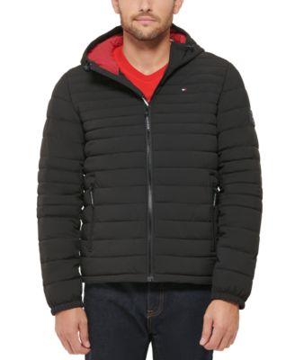 Men's Stretch Quilted Hooded Jacket
