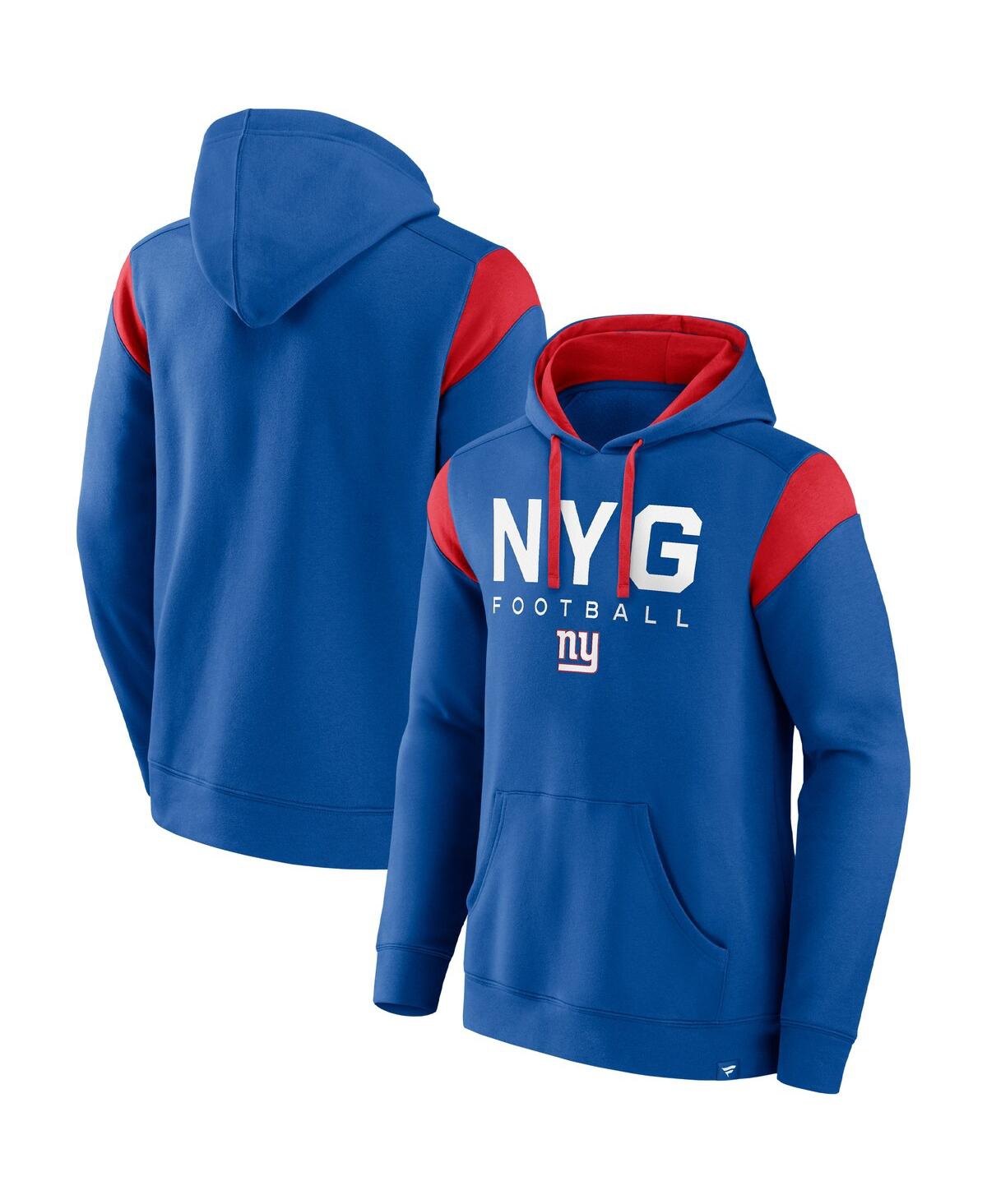 Fanatics Branded Royal New York Giants Call The Shot Pullover Hoodie In Royal