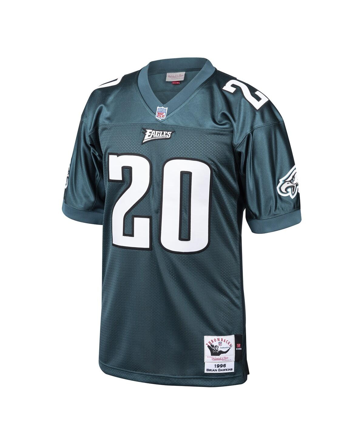 Men's Mitchell & Ness Brian Dawkins MidnightPhiladelphia Eagles 1996 Authentic Throwback Retired Player Jersey - Green