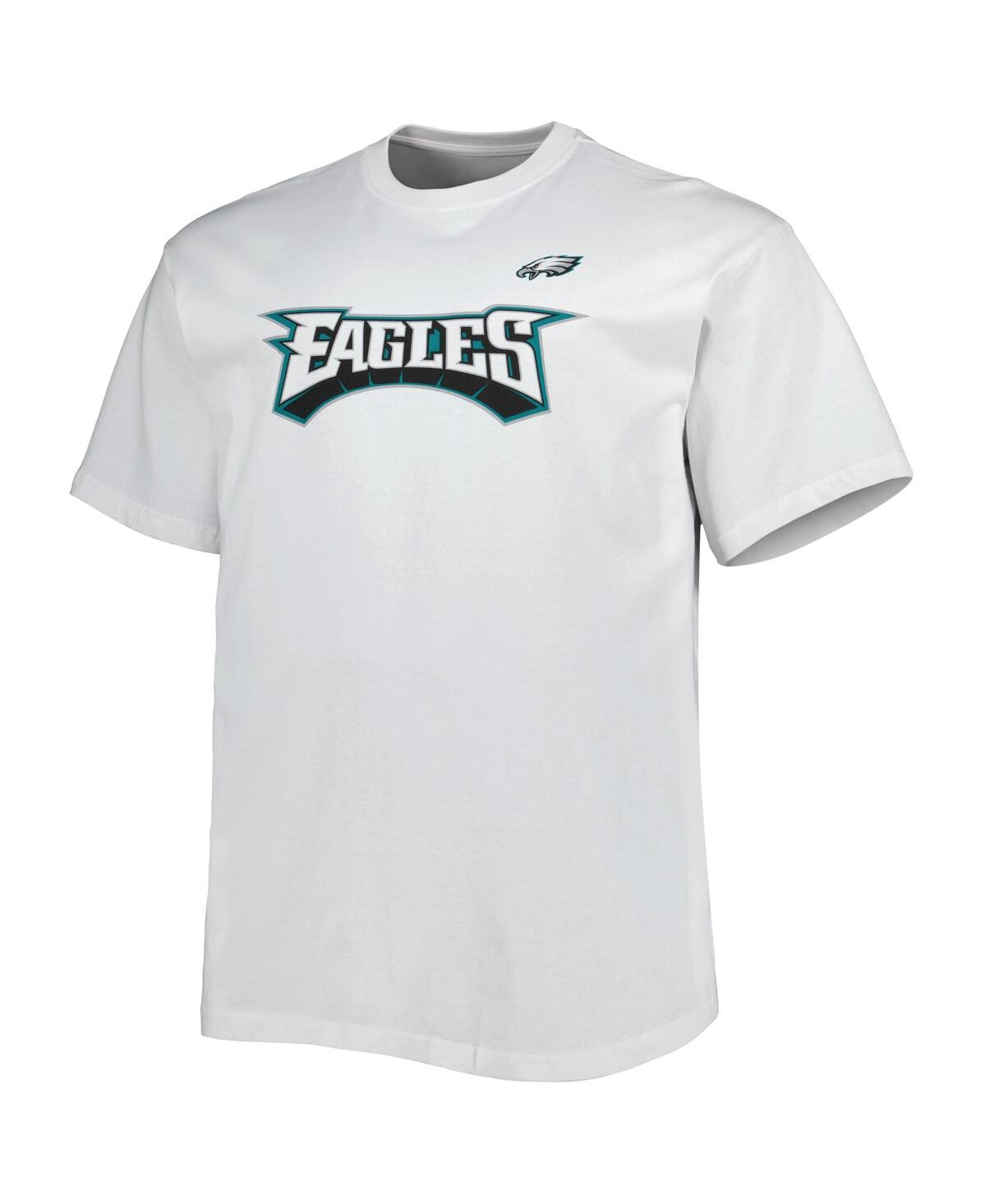 Men's FanaticsPhiladelphia Eagles Big and Tall Hometown Collection Hot Shot T-shirt - White