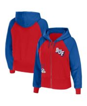 Women's Wear by Erin Andrews Red Toronto Raptors Pieced Quarter-Zip Hoodie Jacket Size: Extra Small