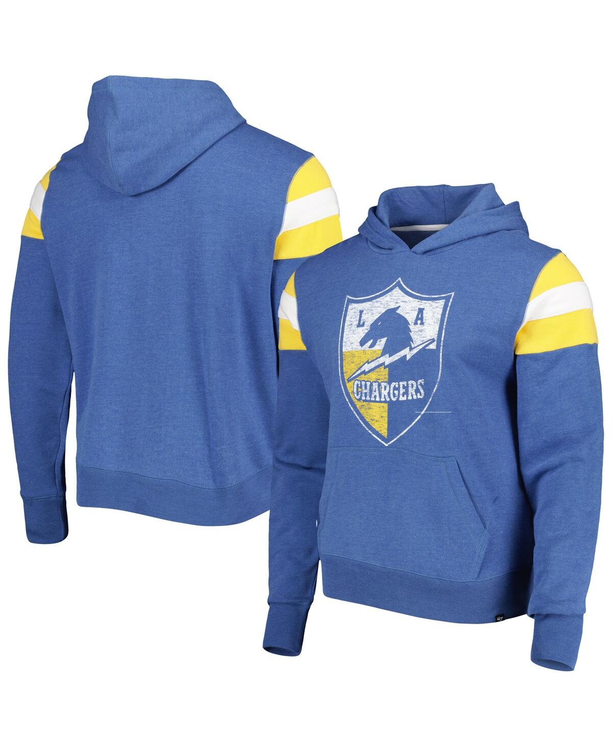 47 Brand Men's ' Royal Los Angeles Chargers Legacy Premier Nico Pullover Hoodie In Royal