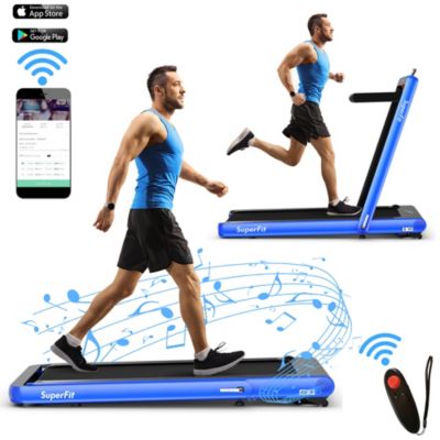 4.75HP 2 In 1 Folding Treadmill for Home Gym Fitness