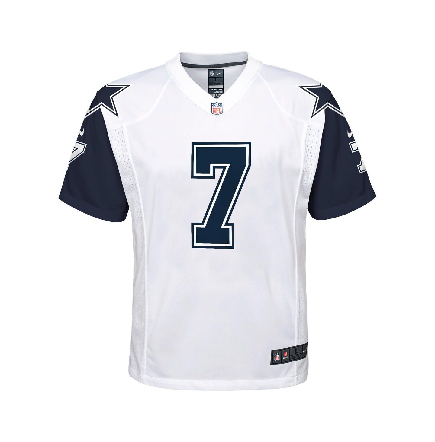 Детское джерси Nike Big Boys Trevon Diggs Dallas Cowboys Game Jersey, цвет: Белый / Синий — фото 4