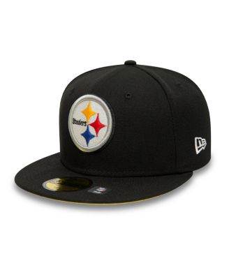 Men's Black Pittsburgh Steelers Super Bowl XL Citrus Pop 59FIFTY Fitted Hat