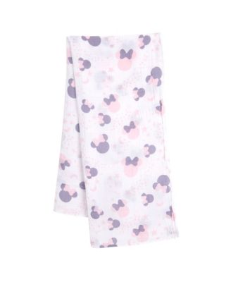 Disney Baby Minnie Mouse Muslin Swaddle Blanket & Plush Gift Set
