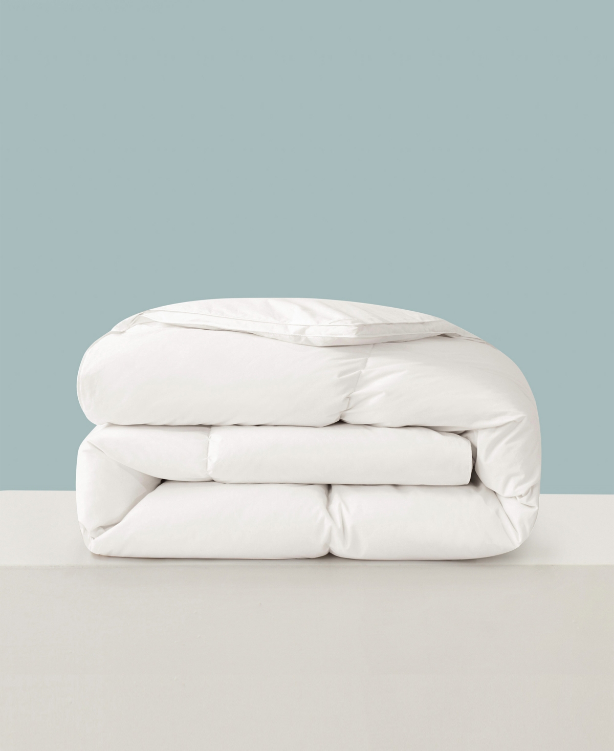 Unikome All Season Warmth White Goose Down Feather Fiber Comforter Collection In White