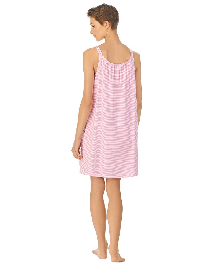 Lauren Ralph Lauren Cotton Knit DoubleStrap Nightgown Macy's
