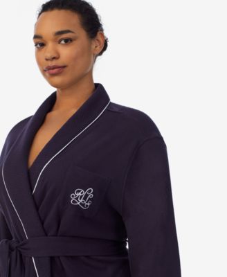 Women's Plus Size Shawl-Collar Robe