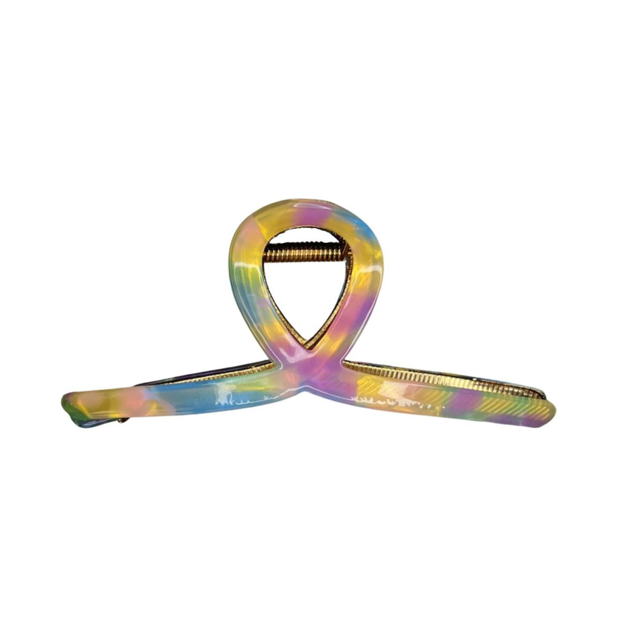 Women's Looped Claw Clip - Rainbow - Multi